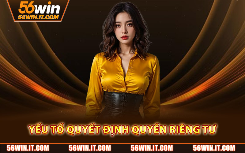 Quyền Riêng Tư Người Dùng – Cam Kết Minh Bạch Của 56WIN 2 Yếu tố quyết định quyền riêng tư